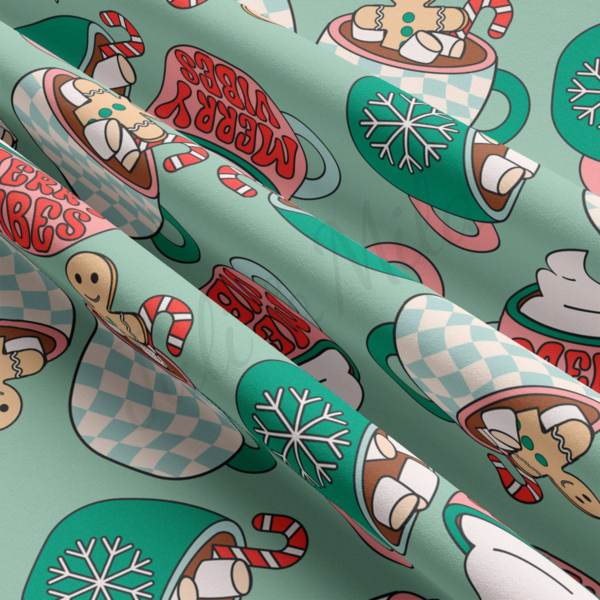 DBP Fabric Double Brushed Polyester Fabric DBP1879 christmas