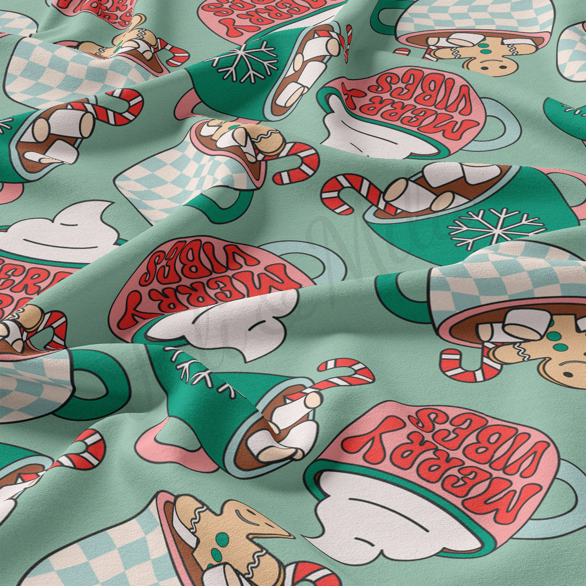 DBP Fabric Double Brushed Polyester Fabric DBP1879 christmas