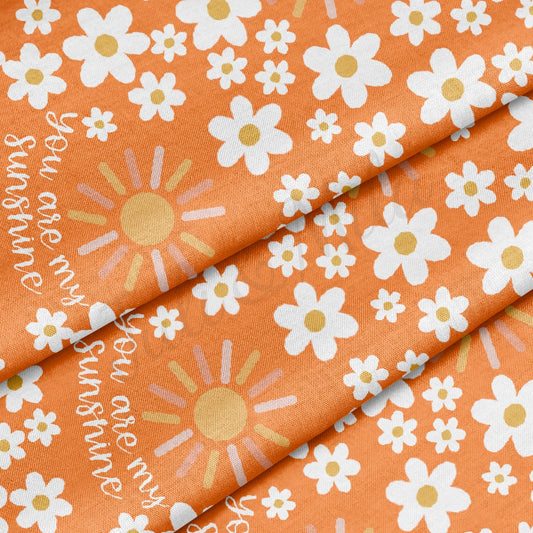 100% Cotton Fabric  sunshine