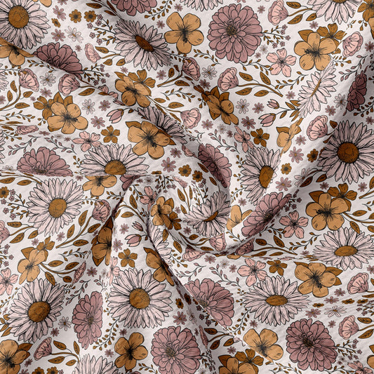 Bullet Textured Fabric  floral AA1864