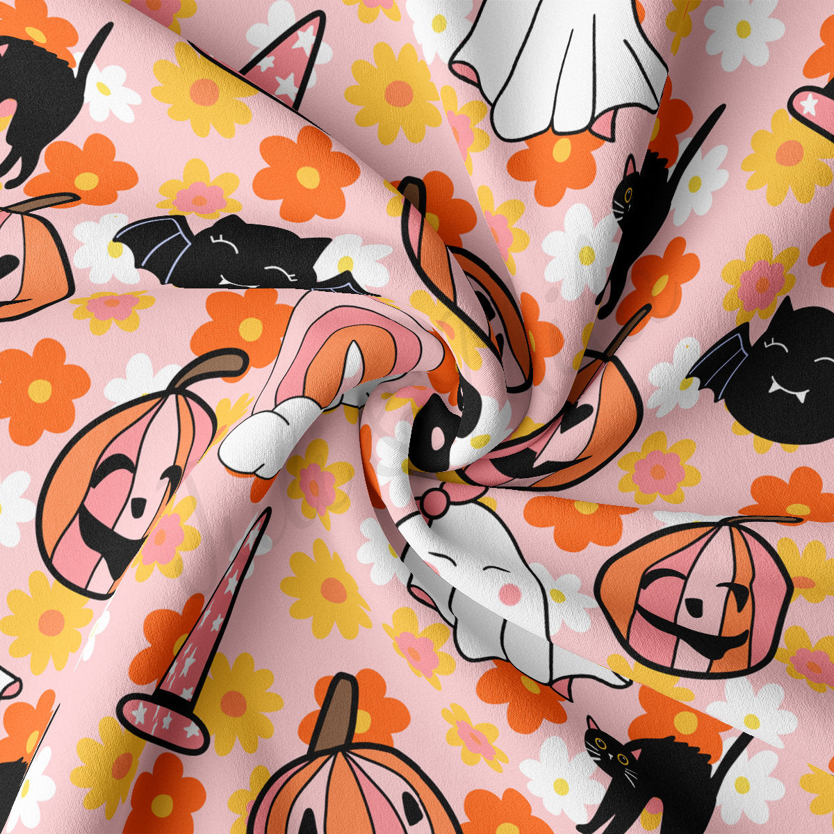 DBP Fabric Double Brushed Polyester Fabric DBP1865 halloween