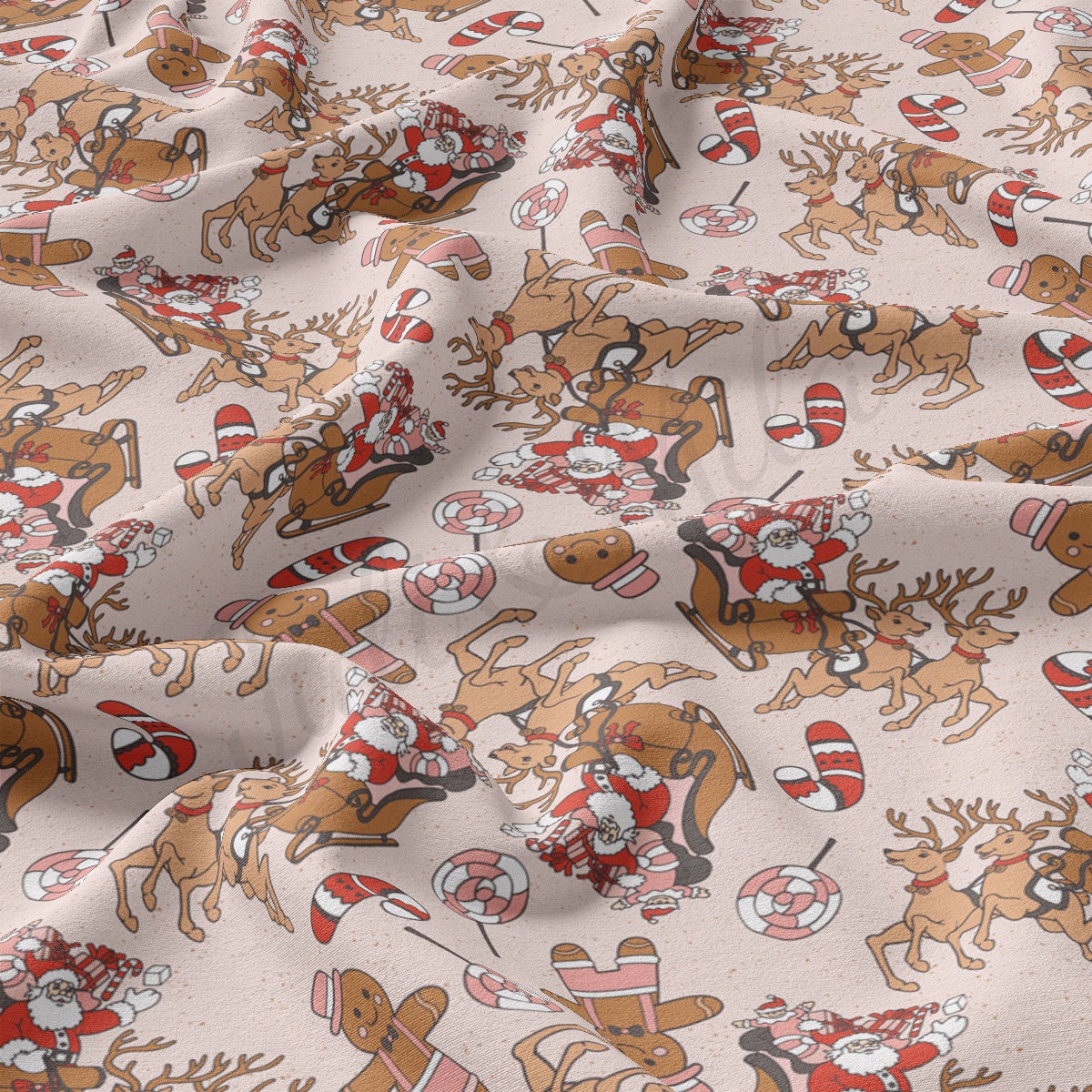 DBP Fabric Double Brushed Polyester Fabric DBP1883 christmas