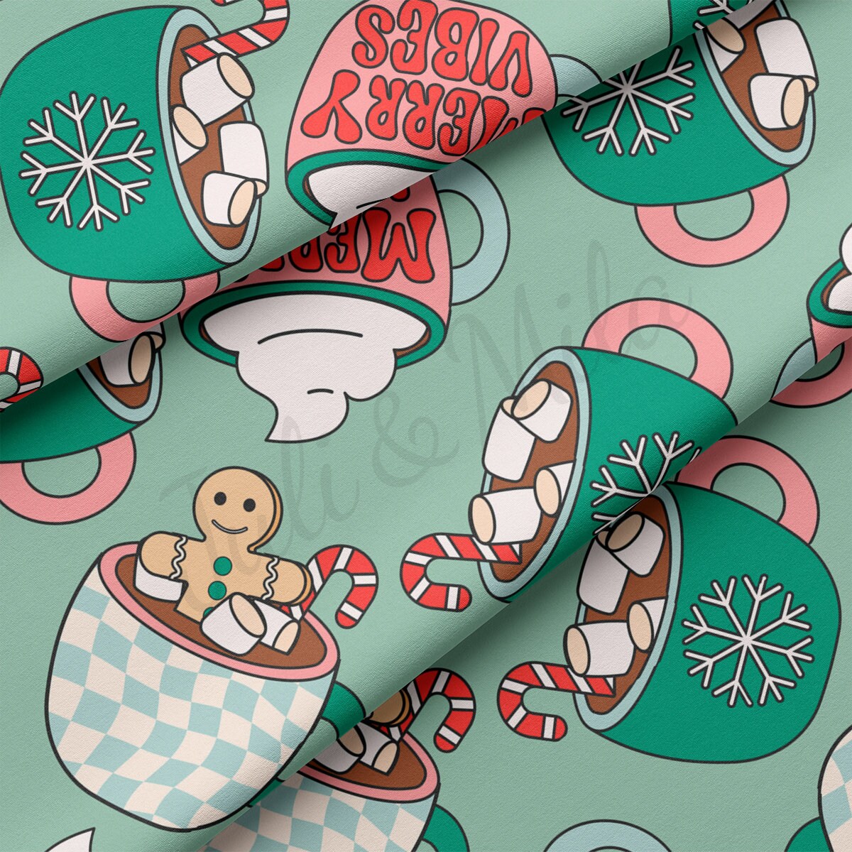 DBP Fabric Double Brushed Polyester Fabric DBP1879 christmas