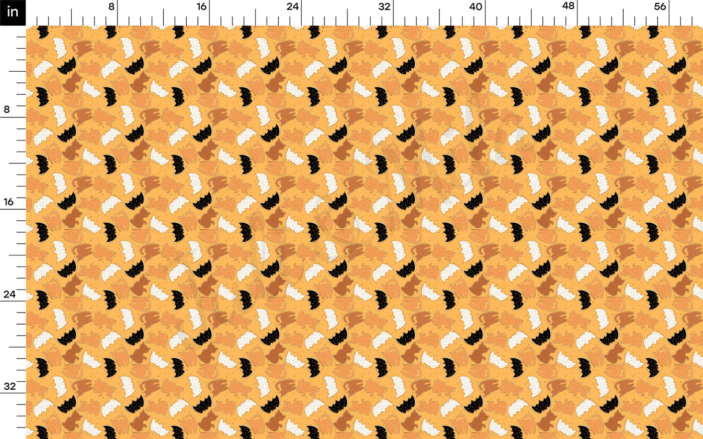 Autumn Fall Halloween  Bullet Textured Fabric  AA1945