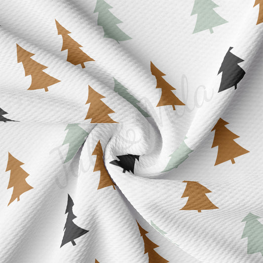 Christmas Trees  Bullet Textured Fabric AA1964 trees
