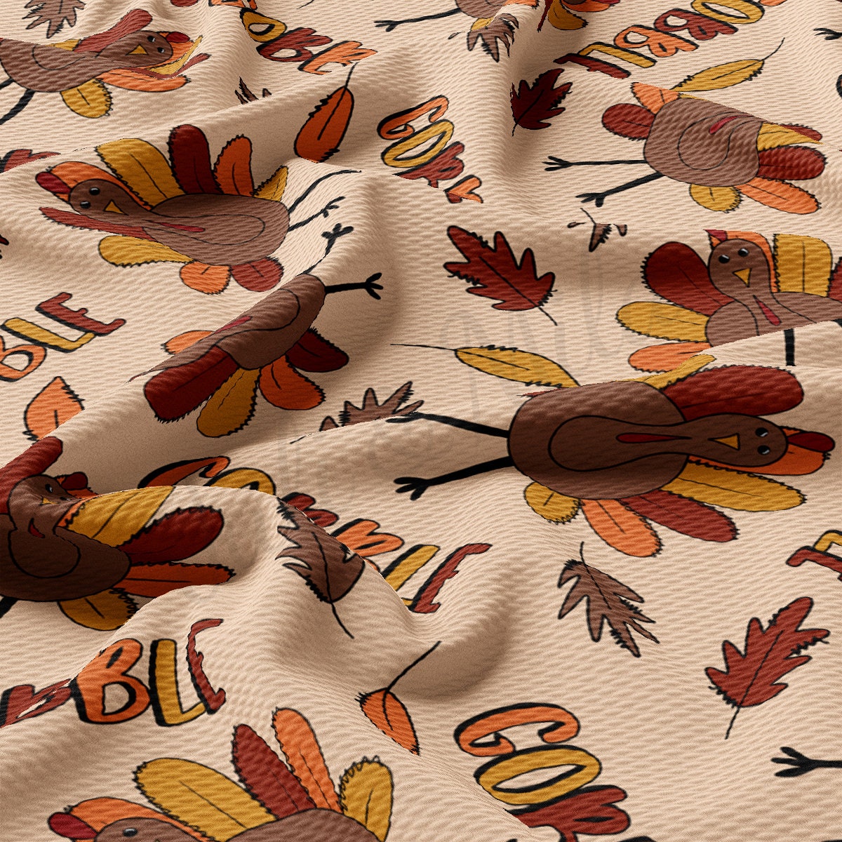 Autumn Fall Halloween Bullet Textured Fabric AA1942
