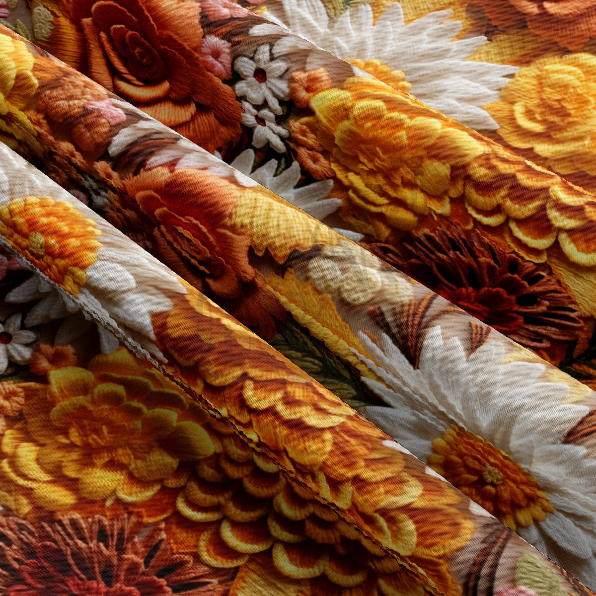 Autumn Fall Halloween  Bullet Textured Fabric AA1935