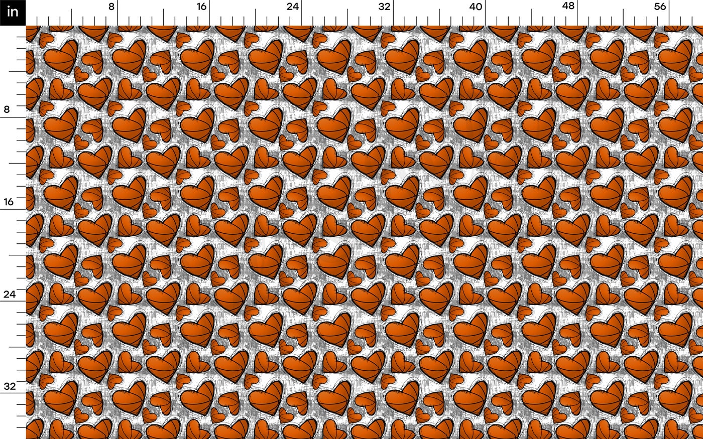 Baskeball Rib Knit Fabric   RBK1988