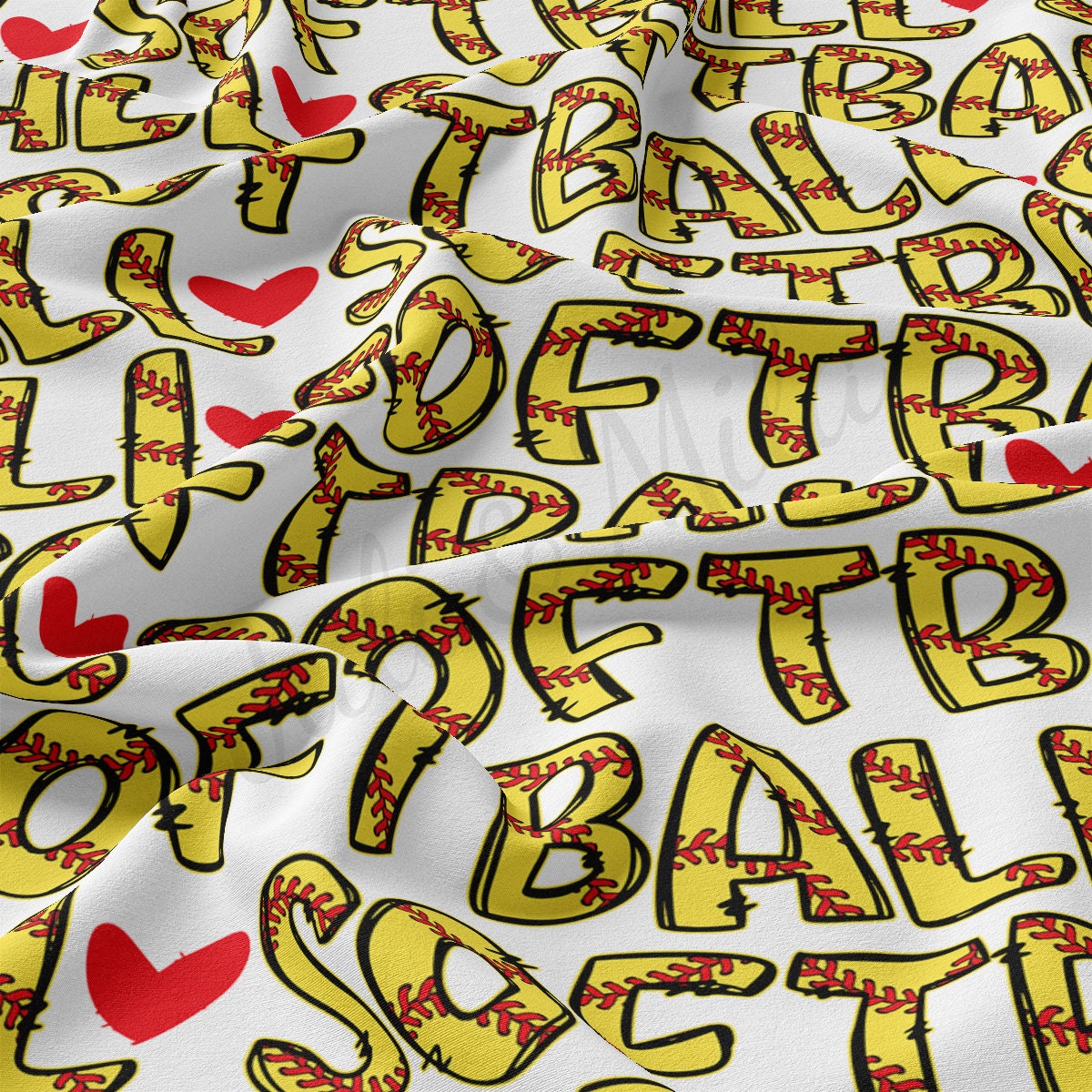 Softball DBP Fabric Double Brushed Polyester Fabric by the Yard DBP Jersey Stretchy Soft Polyester Stretch Fabric DBP1994