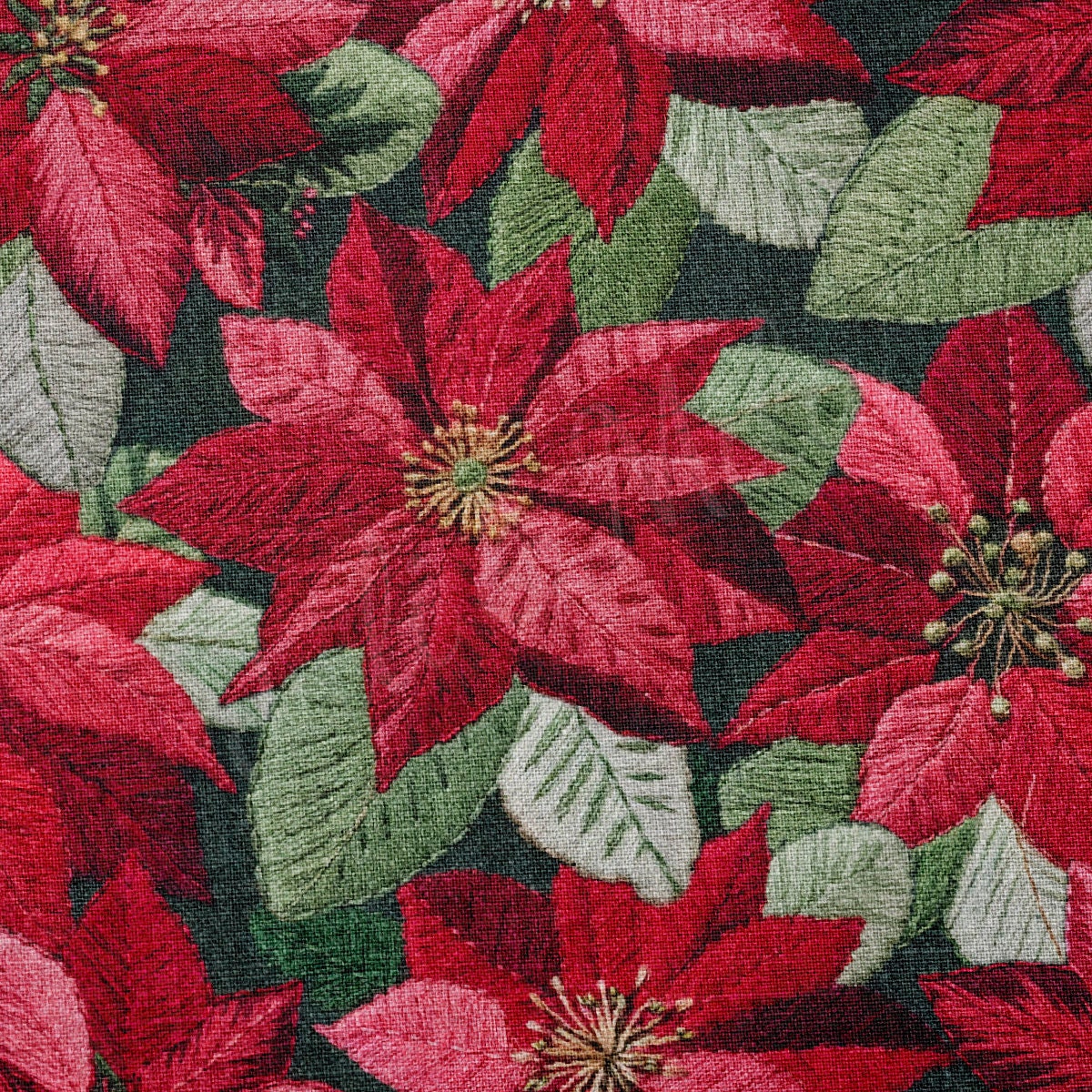 100% Cotton Fabric By the Yard Printed in USA Cotton Sateen -  Cotton Printed СTN1977 christmas