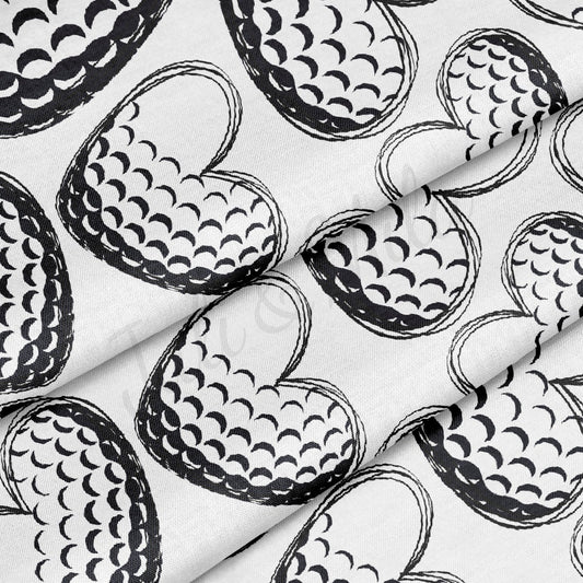 Golf 100% Cotton Fabric By the Yard Printed in USA Cotton Sateen -  Cotton Printed СTN1980 Sport