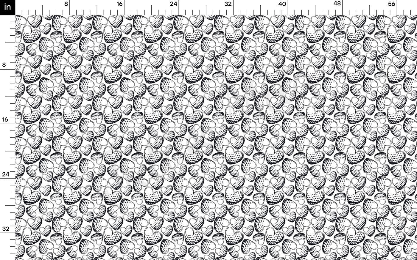 Golf 100% Cotton Fabric By the Yard Printed in USA Cotton Sateen -  Cotton Printed СTN1980 Sport