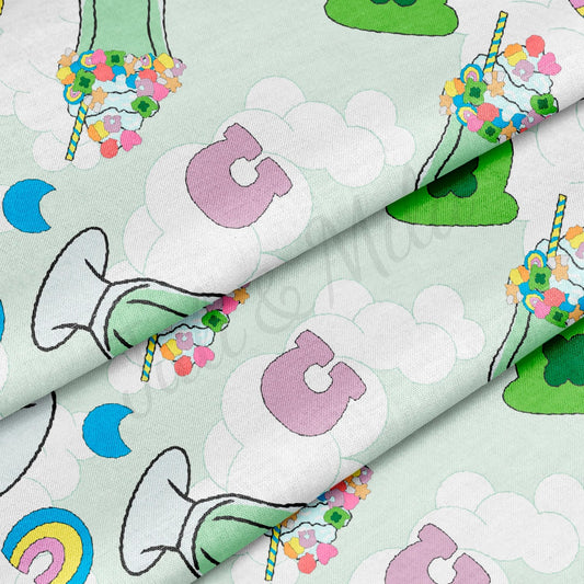 St. Patricks Day 100% Cotton Fabric tacos CTN1985