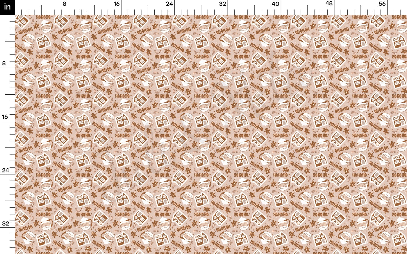 100% Cotton Fabric By the Yard Printed in USA Cotton Sateen -  Cotton CNT2047 Christmas