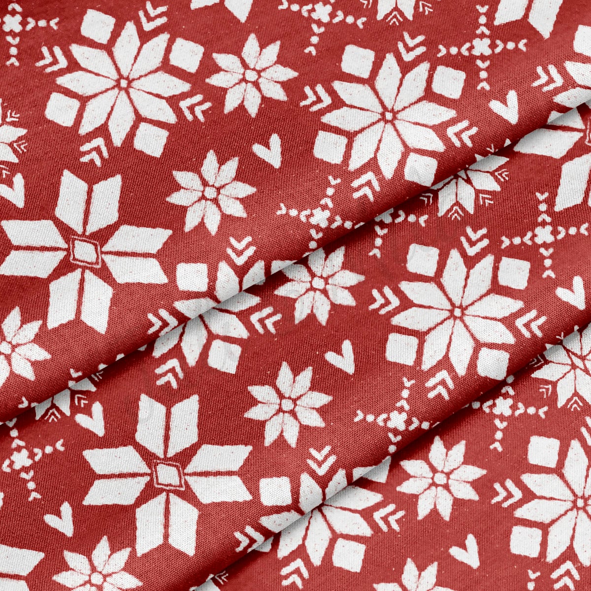 100% Cotton Fabric By the Yard Printed in USA Cotton Sateen -  Cotton CNT2059 Christmas