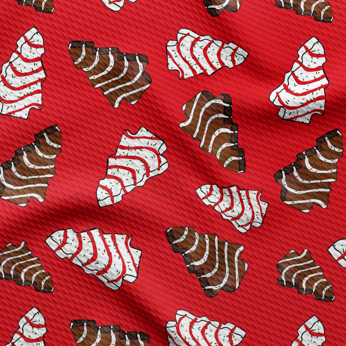 Christmas Printed Liverpool Bullet Textured Fabric by the yard 4Way Stretch Solid Strip Thick Knit Liverpool Fabric AA2144