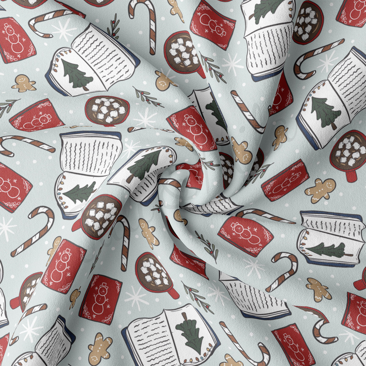 DBP Fabric Double Brushed Polyester Fabric by the Yard DBP Jersey Stretchy Soft Polyester Stretch Fabric DBP2097 Christmas