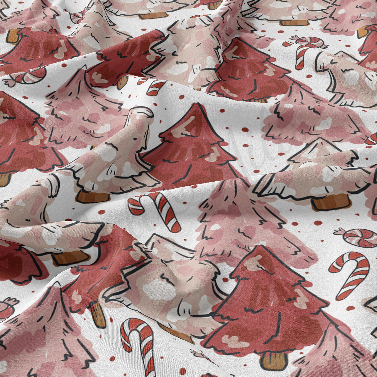 DBP Fabric Double Brushed Polyester Fabric by the Yard DBP Jersey Stretchy Soft Polyester Stretch Fabric DBP2104 Christmas