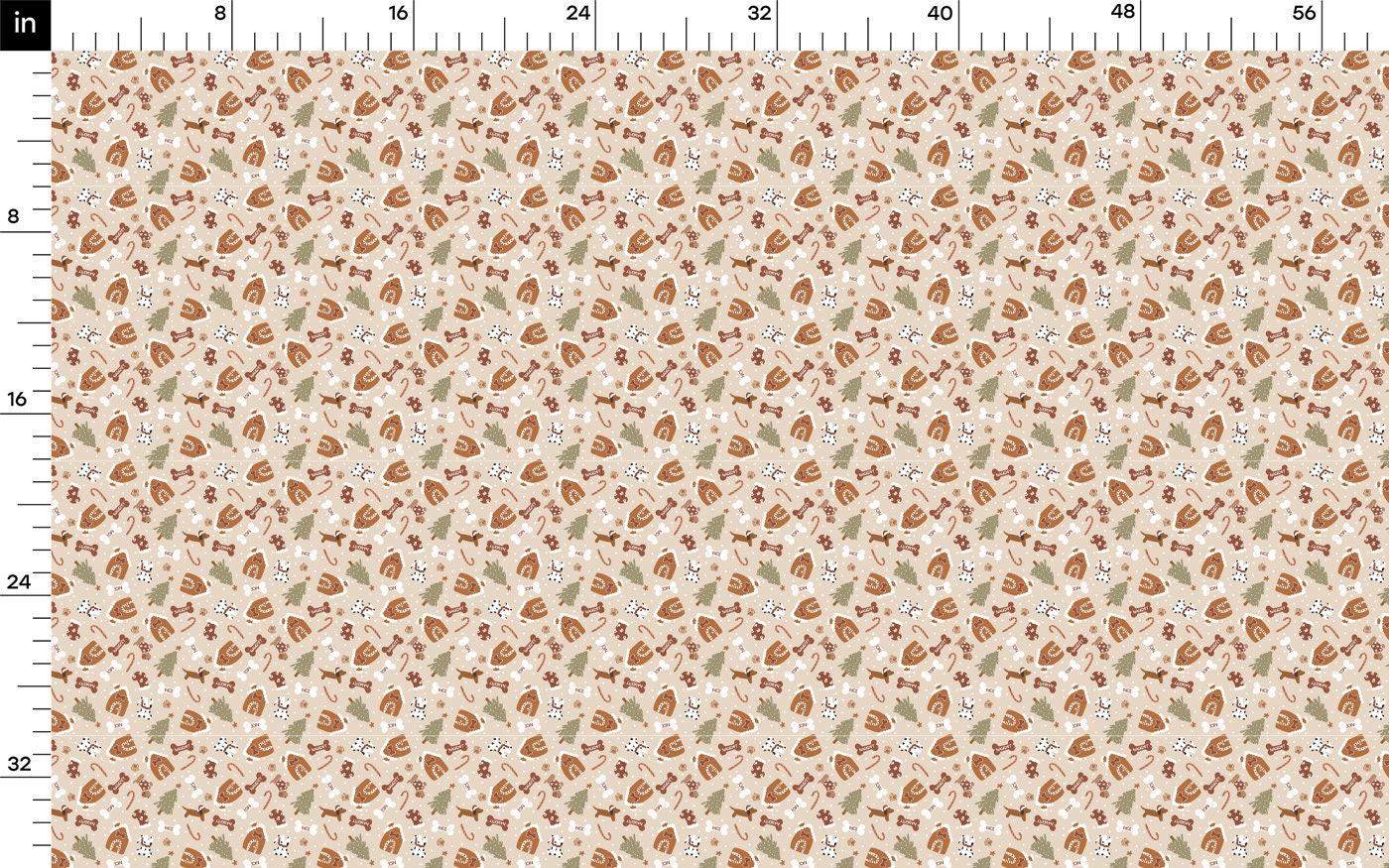 DBP Fabric Double Brushed Polyester DBP2130 Christmas