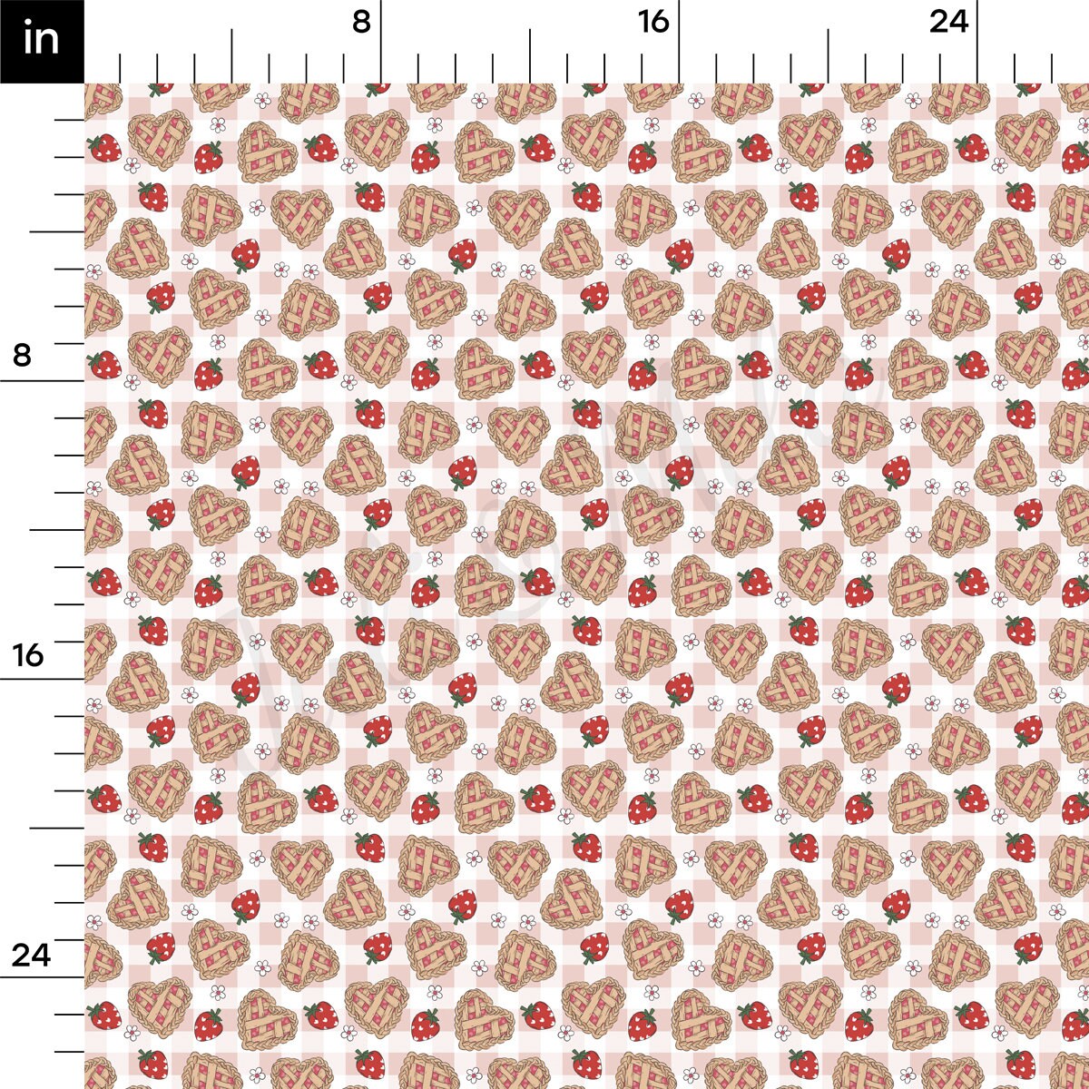 Rib Knit Fabric RBK2154 Valentine's Day