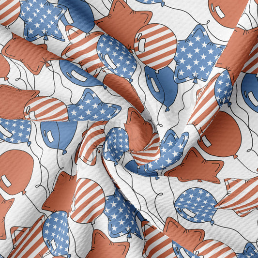 4th of July Patriotic Bullet Fabric AA2187