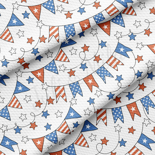 4th of July Patriotic Bullet Fabric AA2189