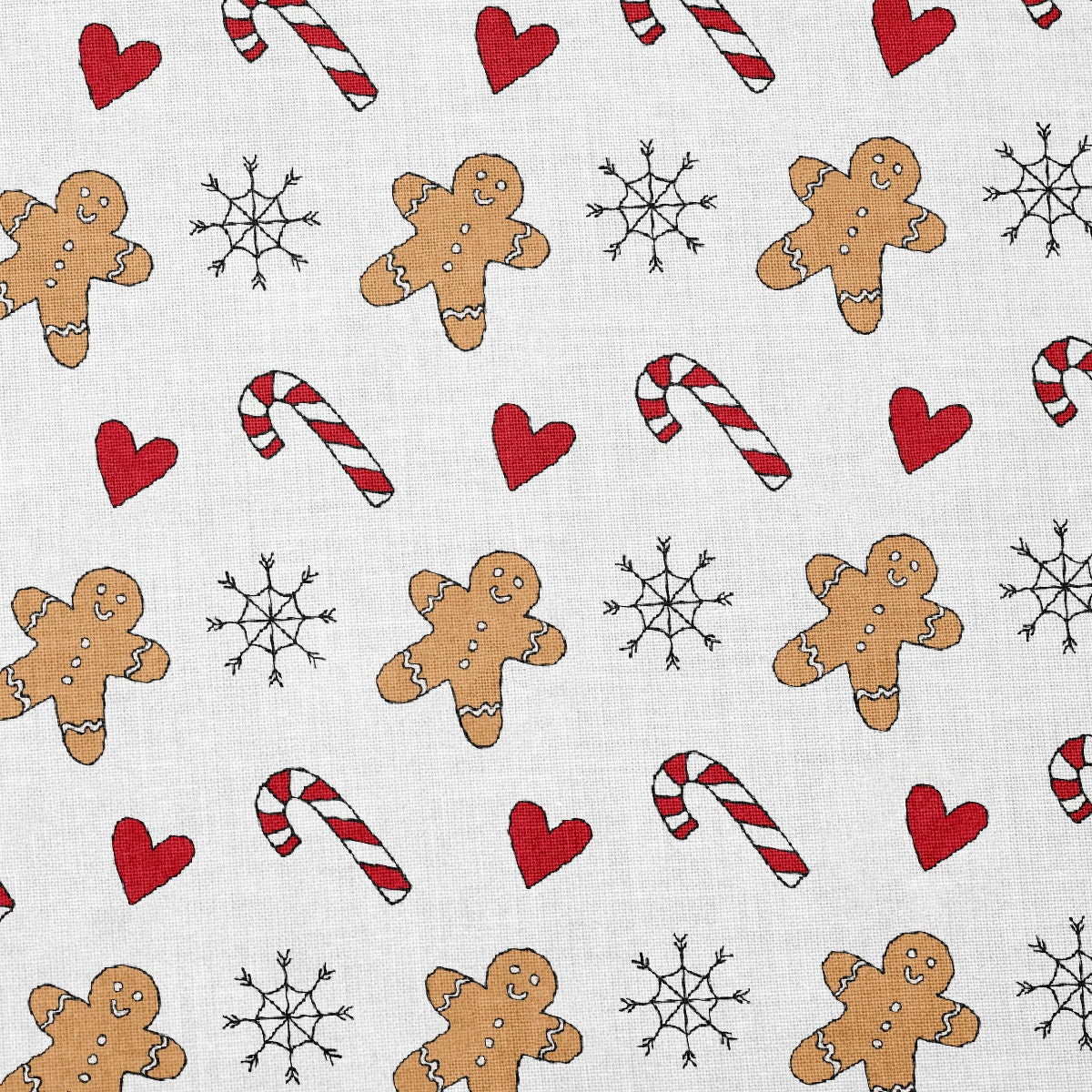 100% Cotton Fabric By the Yard Printed in USA Cotton Sateen -  Cotton  CTN2163 Christmas