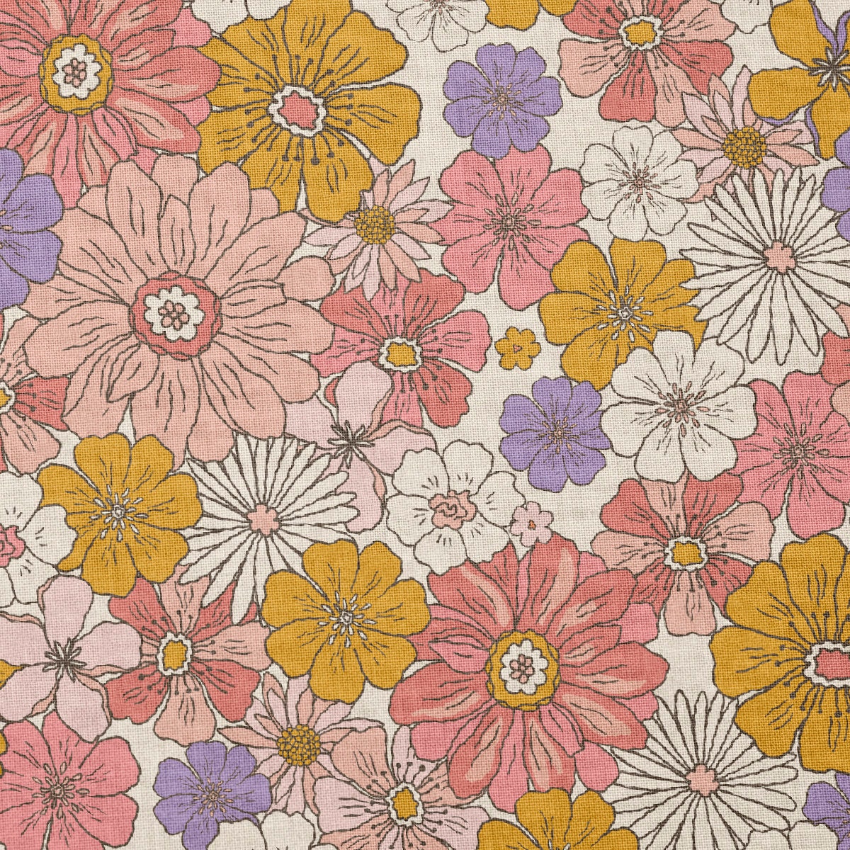 100% Cotton Fabric  CTN2196 Floral