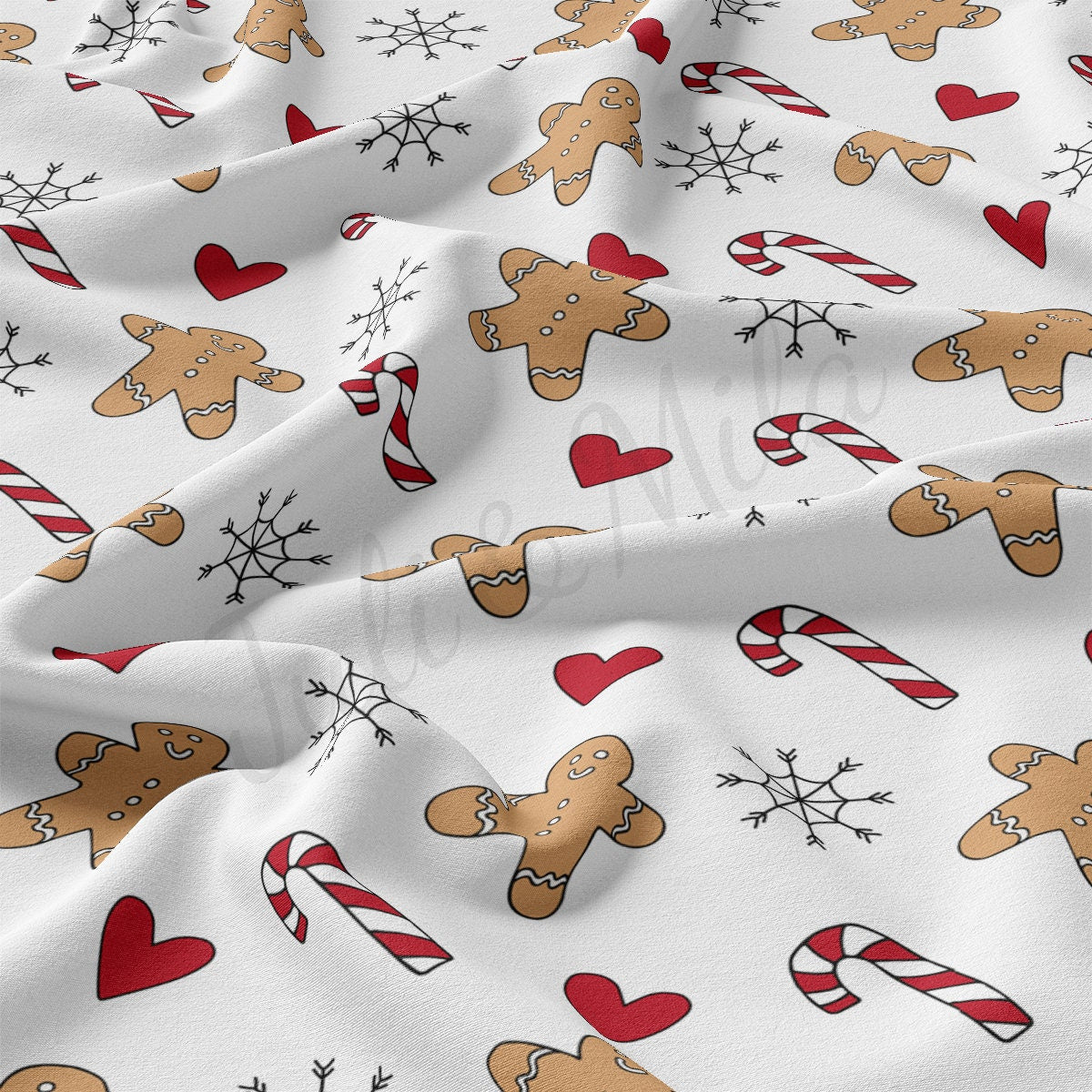 Christmas DBP Fabric Double Brushed Polyester DBP2163