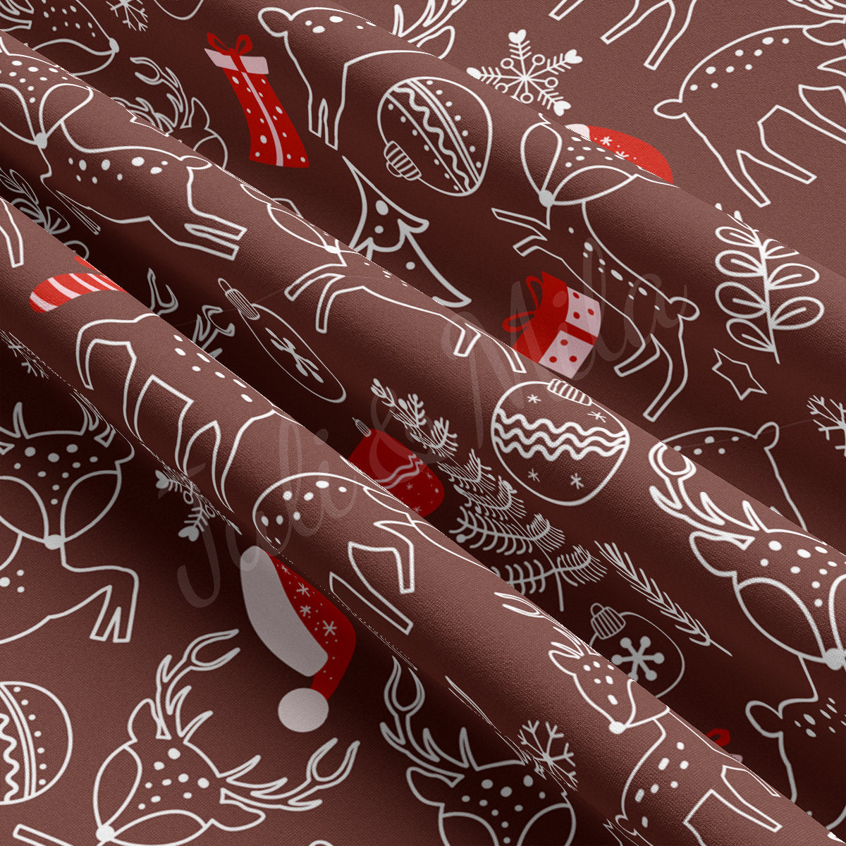 Christmas DBP Fabric Double Brushed Polyester DBP2164