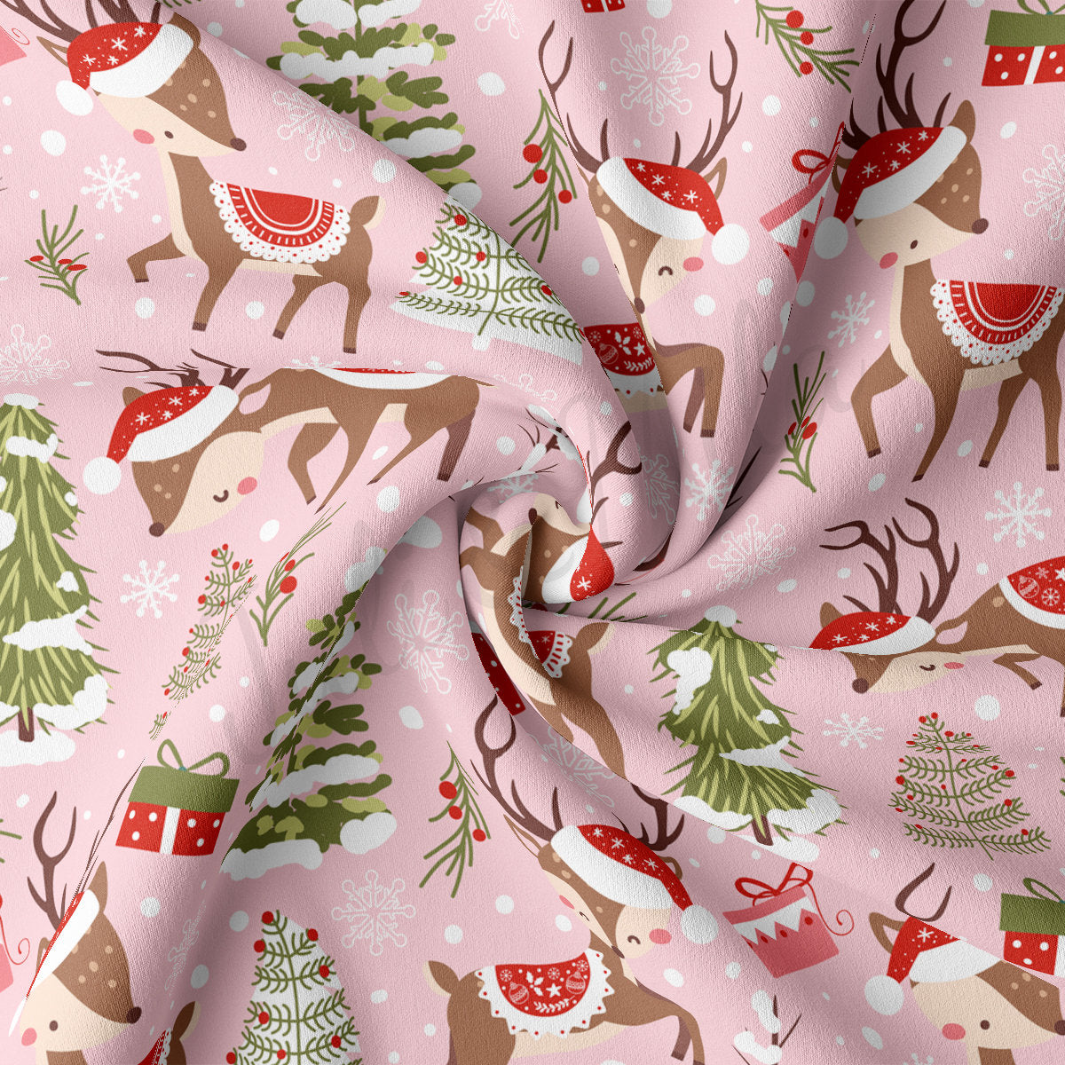Christmas DBP Fabric Double Brushed Polyester Fabric by the Yard DBP Jersey Stretchy Soft Polyester Stretch Fabric DBP2182
