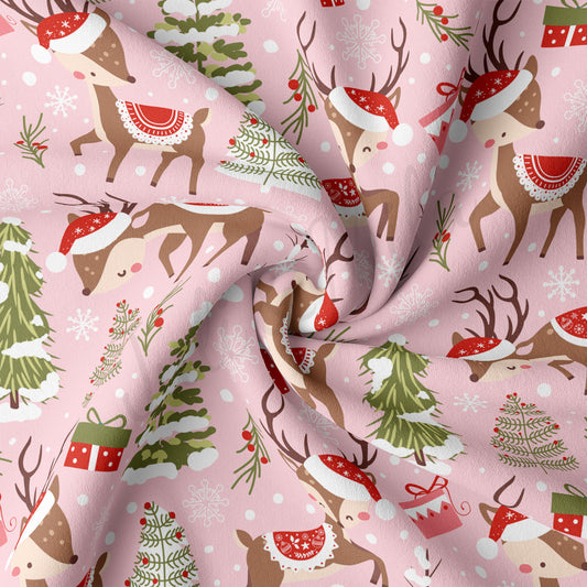 Christmas DBP Fabric Double Brushed Polyester DBP2182