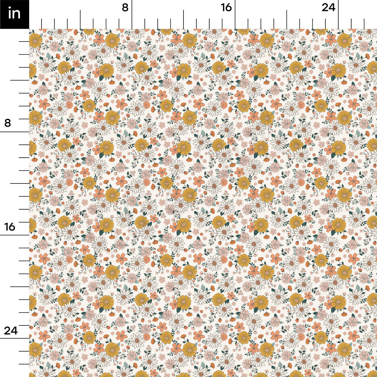 Floral DBP Fabric Double Brushed Polyester DBP2195