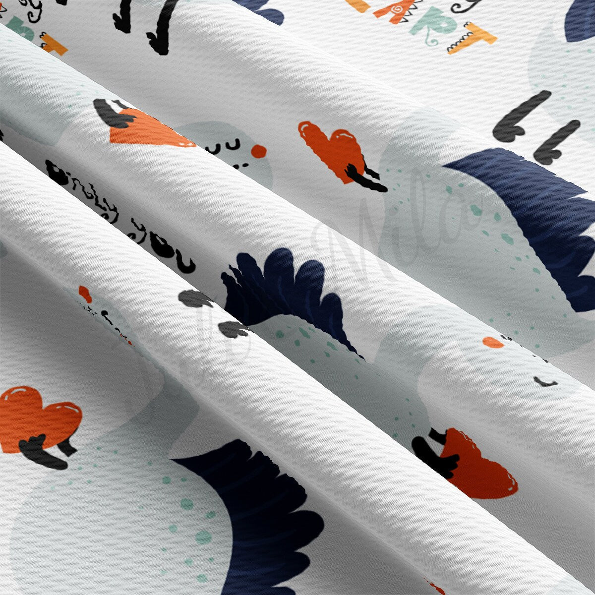 Only in My Heart Dino Bullet Fabric AA2231