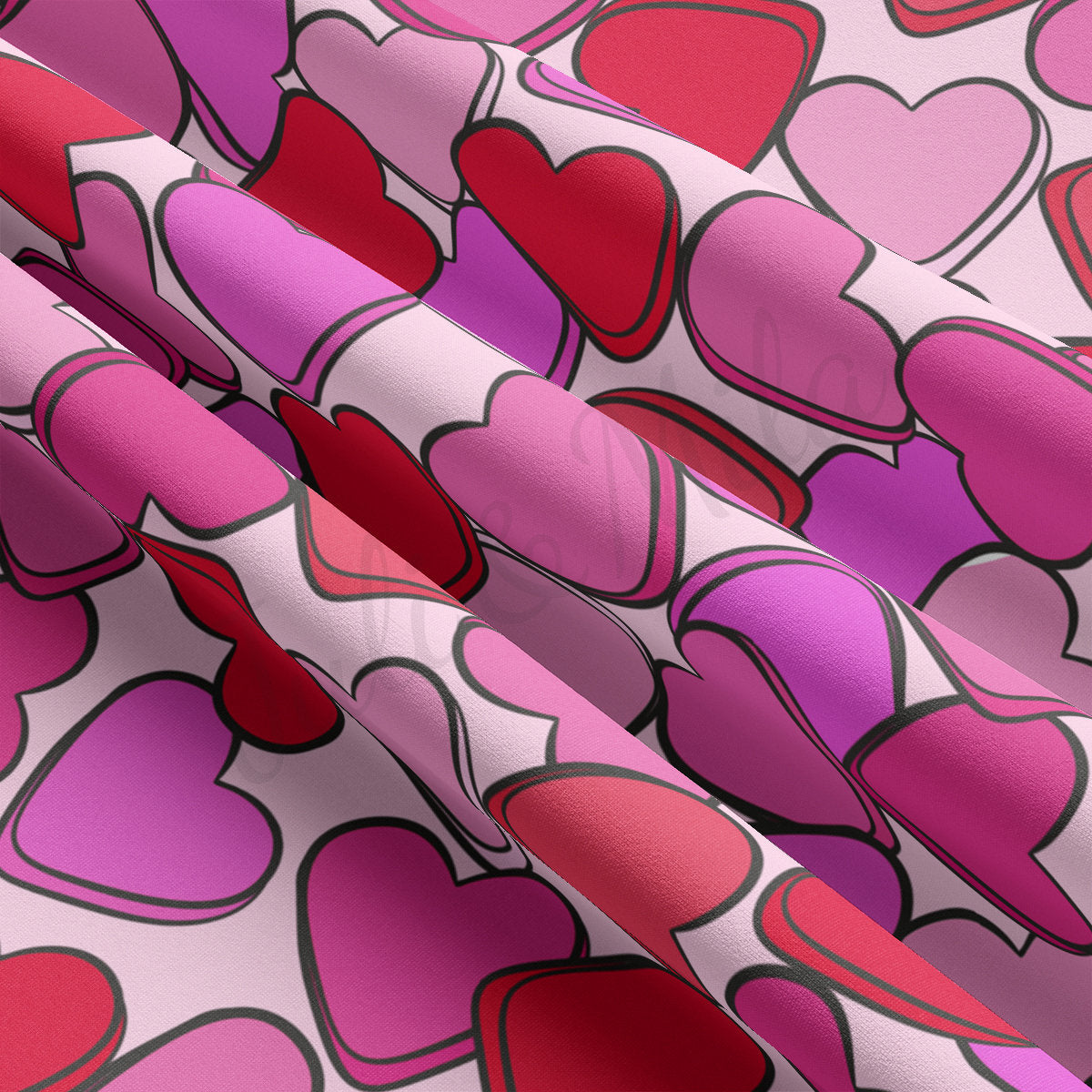 DBP Fabric Double Brushed Polyester Fabric DBP2222 Valentine's Day