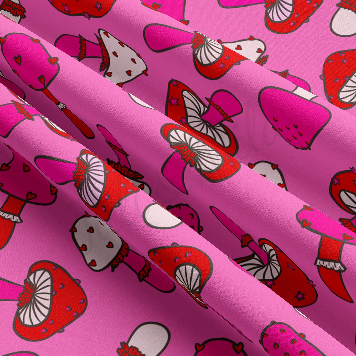 DBP Fabric Double Brushed Polyester DBP2229 Valentine's Day