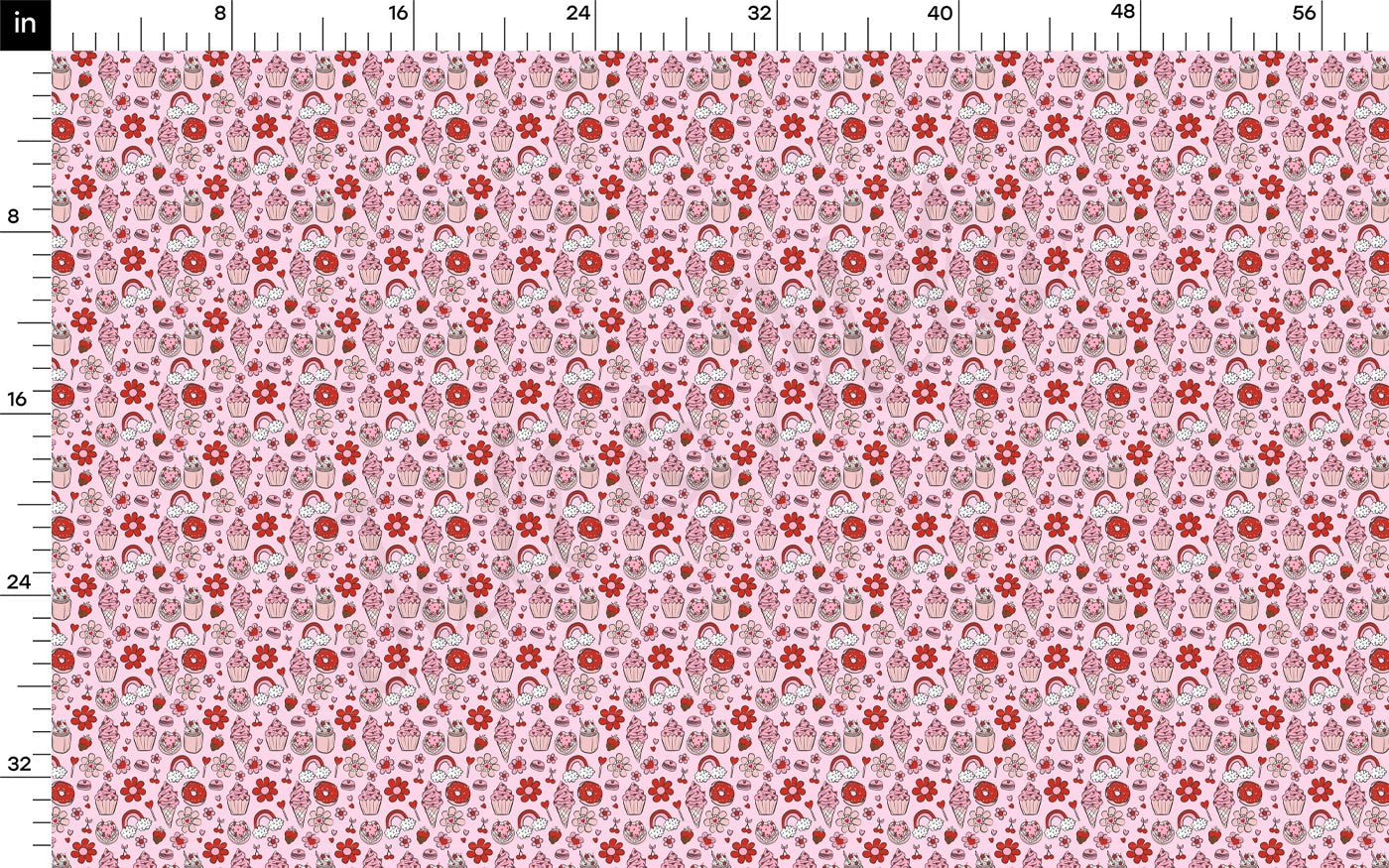 DBP Fabric Double Brushed Polyester DBP2243 Valentine's Day