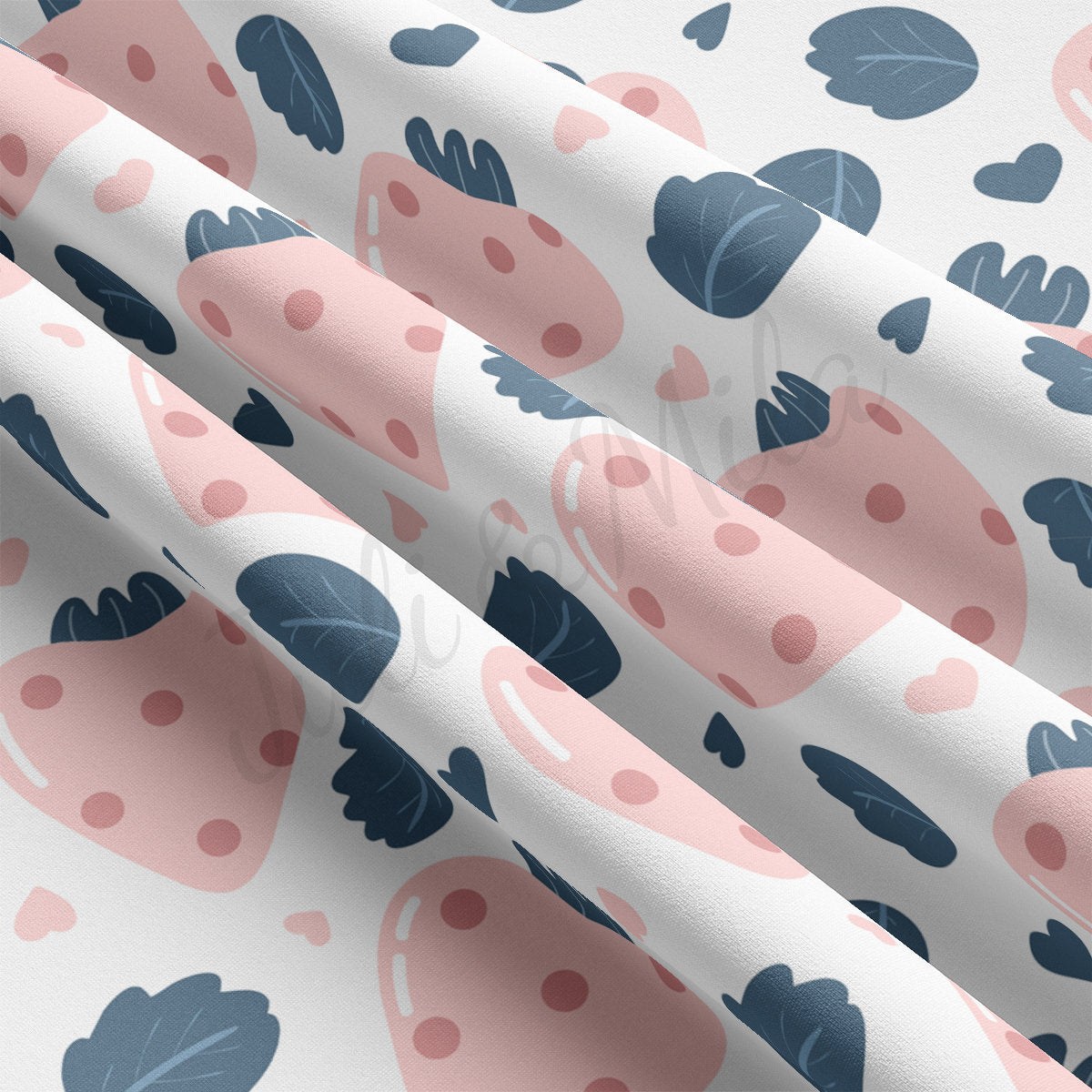 DBP Fabric Double Brushed Polyester DBP2255 Strawberry