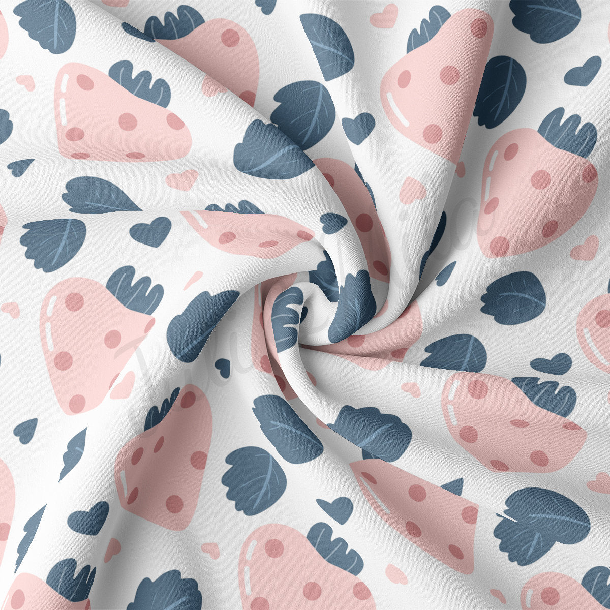 DBP Fabric Double Brushed Polyester DBP2255 Strawberry