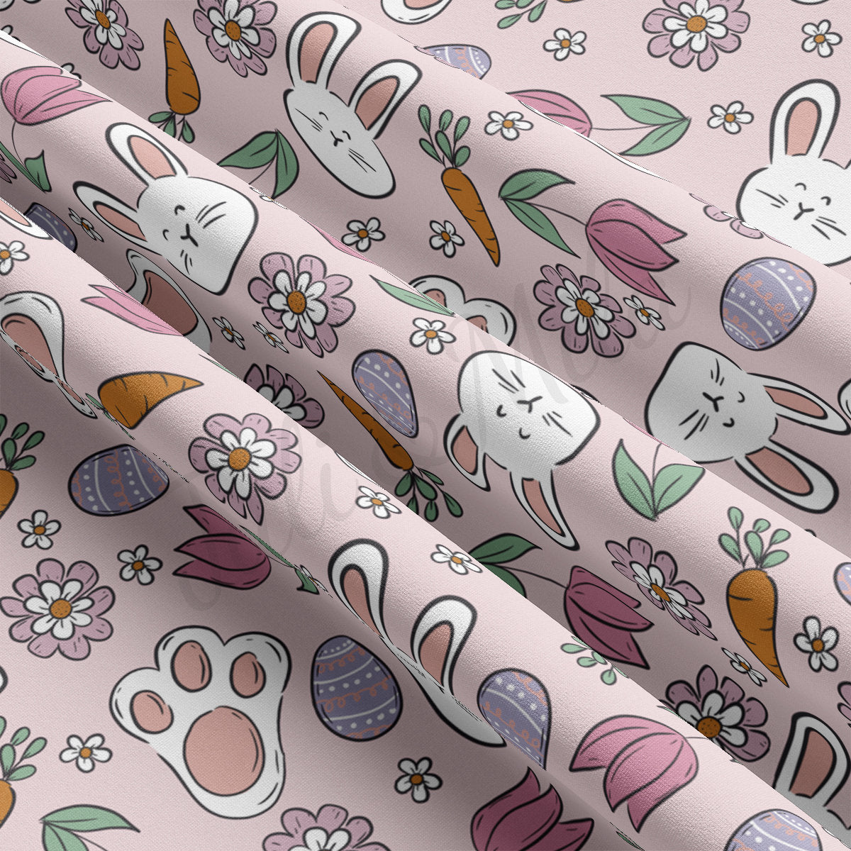DBP Fabric Double Brushed Polyester Fabric by the Yard DBP Jersey Stretchy Soft Polyester Stretch Fabric DBP2110 Easter