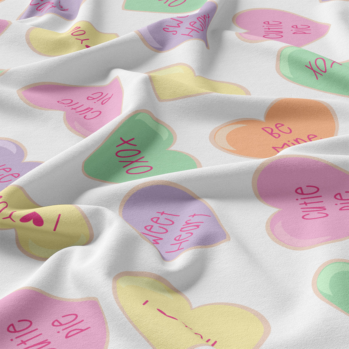 DBP Fabric Double Brushed Polyester DBP2119 Valentine's Day