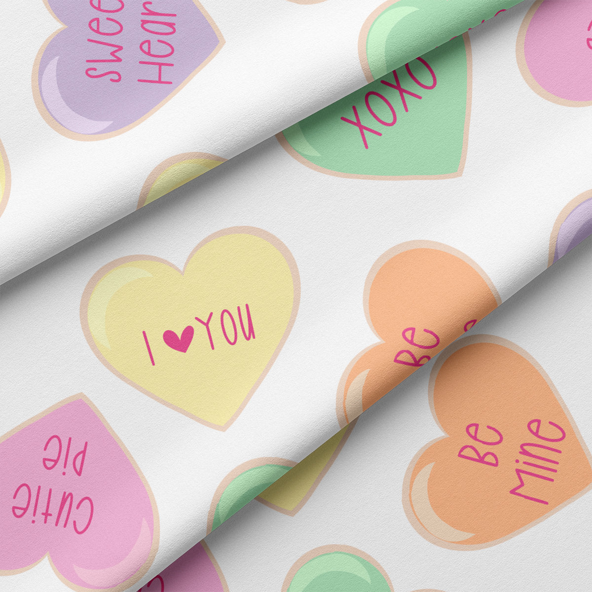 DBP Fabric Double Brushed Polyester DBP2119 Valentine's Day