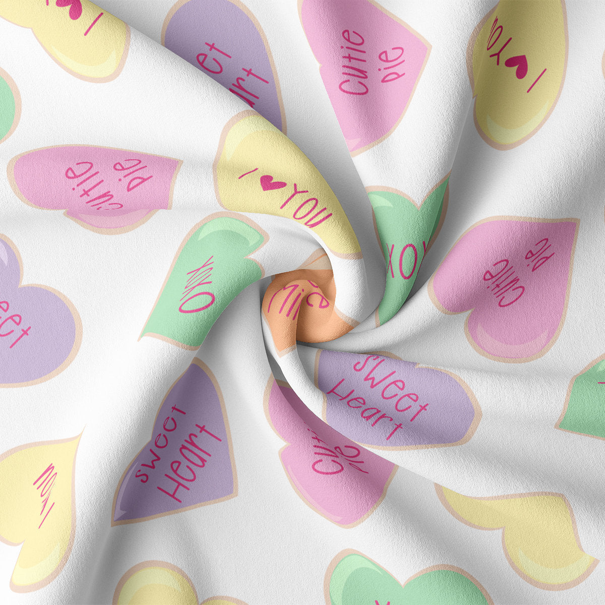 DBP Fabric Double Brushed Polyester DBP2119 Valentine's Day