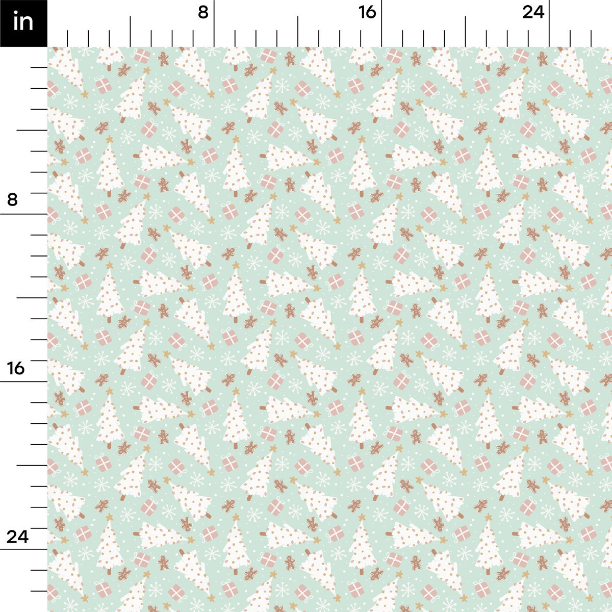 DBP Fabric Double Brushed Polyester DBP2128 Christmas