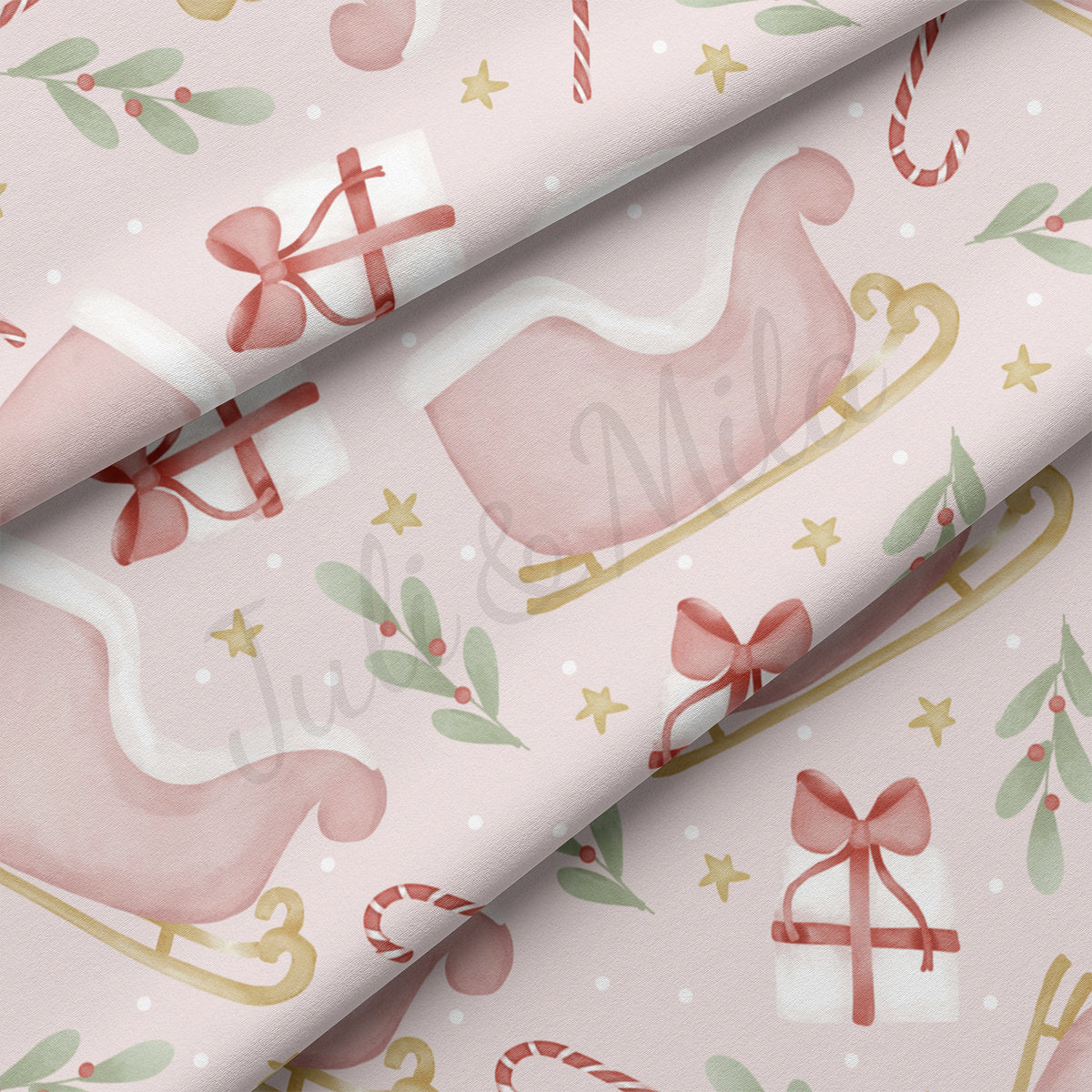 DBP Fabric Double Brushed Polyester DBP2140 Christmas
