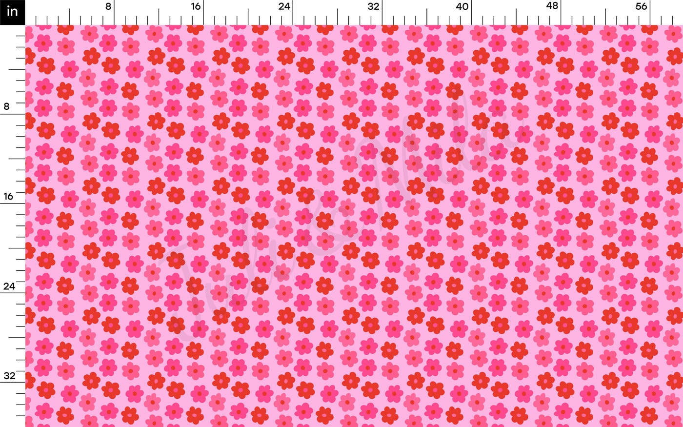 Rib Knit Fabric RBK2234 Valentine's Day