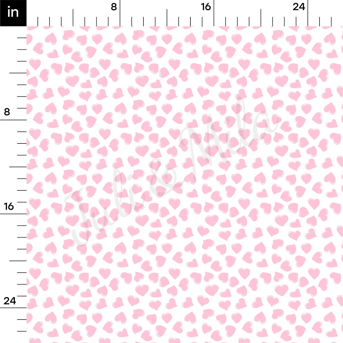 Rib Knit Fabric RBK2234 Valentine's Day