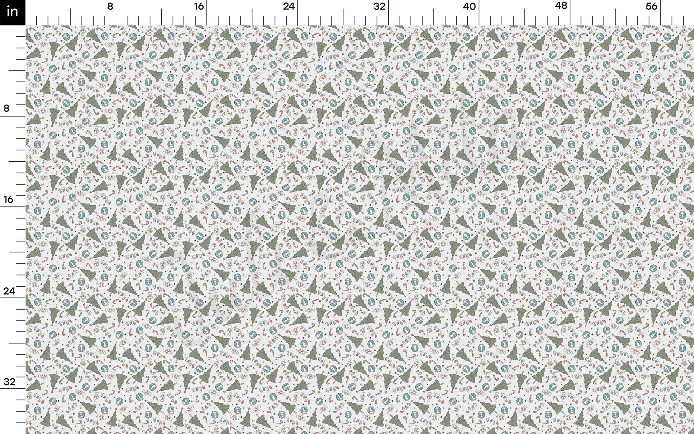 Rib Knit Fabric  RBK2100 Christmas