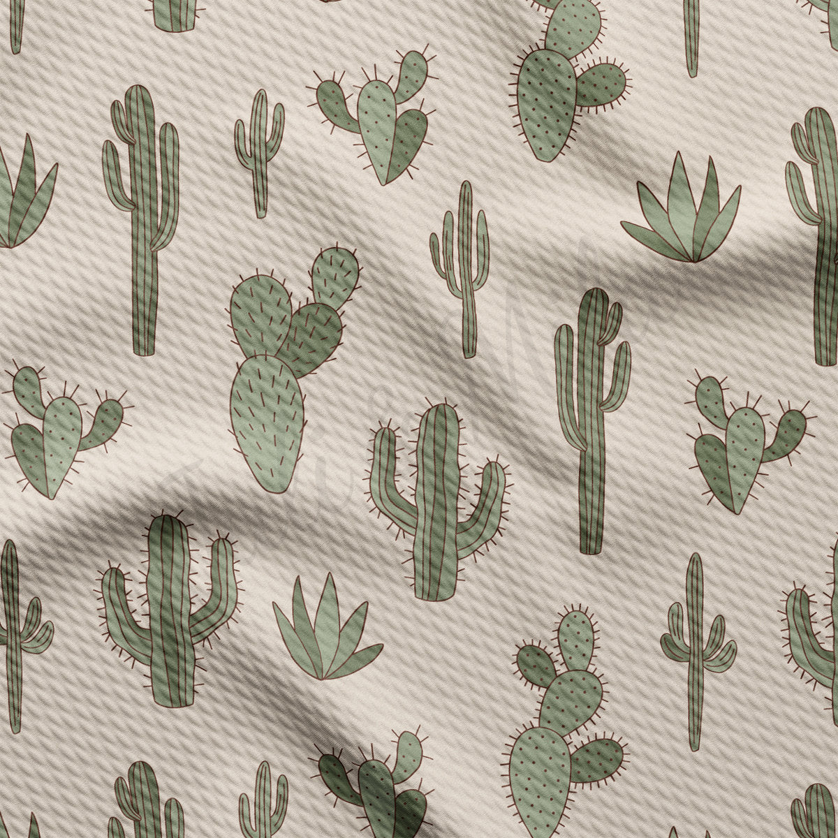 Boho Western Printed Liverpool Bullet Textured Fabric by the yard 4Way Stretch Solid Strip Thick Knit Liverpool Fabric AA2162