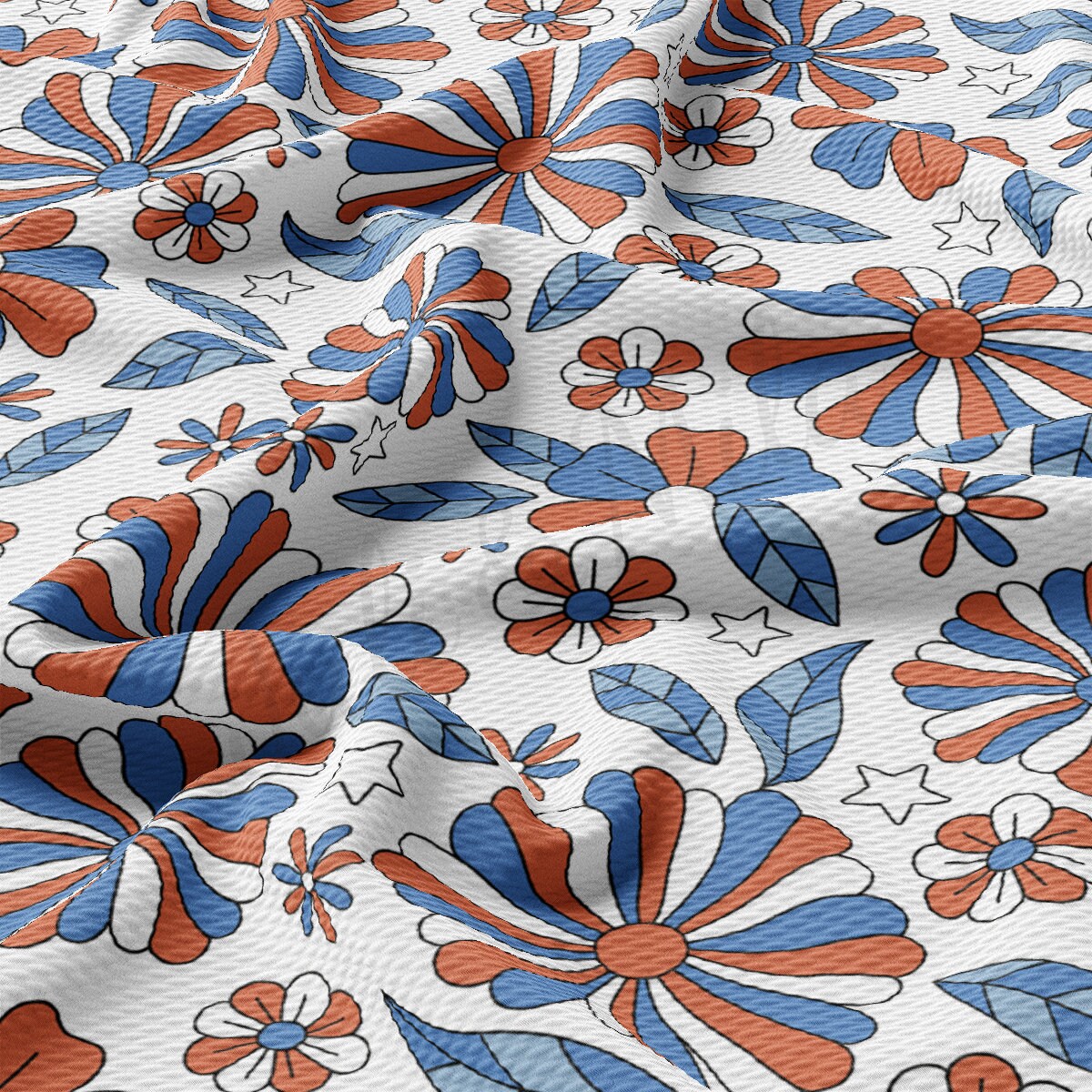 4th of July Patriotic Bullet Fabric AA2188